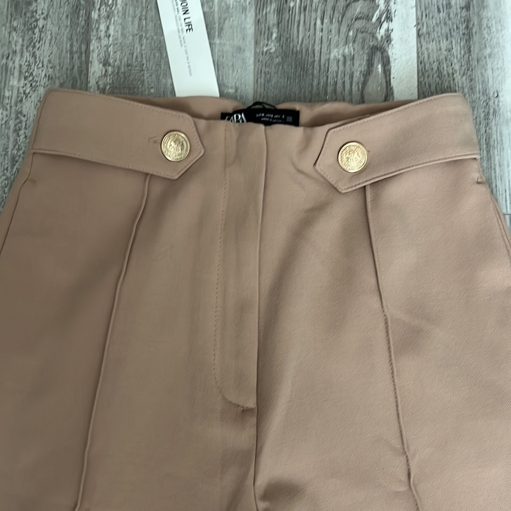 Zara Wide Leg Pintuck Pants - Picture 10 of 14